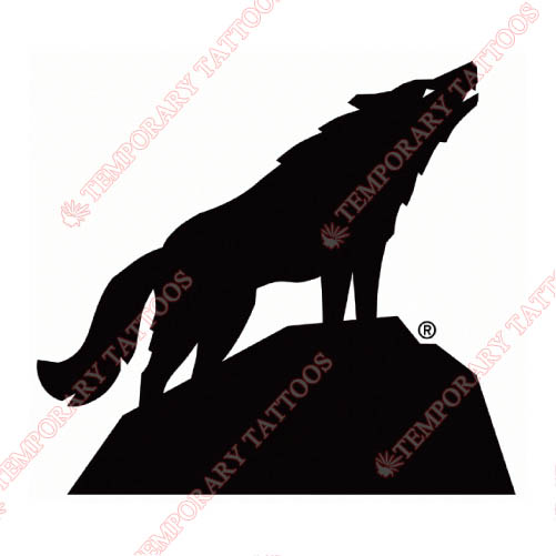 North Carolina State Wolfpack Customize Temporary Tattoos Stickers NO.5495